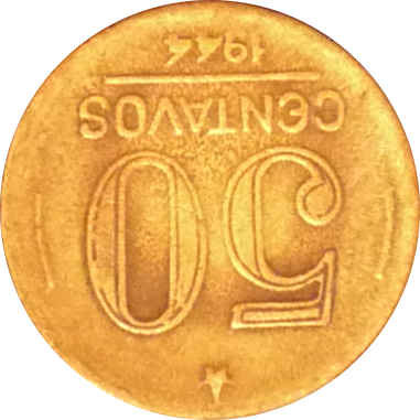 BRAZIL - 1944 - 50 Centavos - Obverse