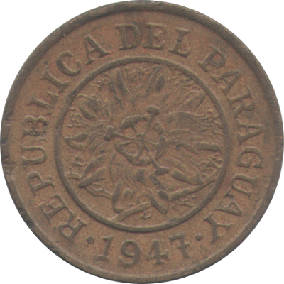 PARAGUAY - 1947 - 5 Céntimos - Obverse