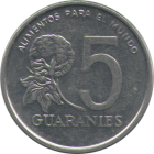PARAGUAY - 1986 - 5 Guaranies - Reverse