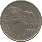 URUGUAY - 1981 - 5 Nuevos Pesos - Obverse