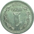 ARGENTINA - 1959 - 1 Peso - Reverse