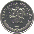CROATIA - 2007 - 20 Lipas - Obverse