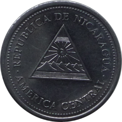 NICARAGUA - 1997 - 50 Centavos - Obverse