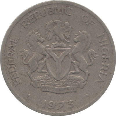 NIGERIA - 1973 - 10 Kobo - Obverse