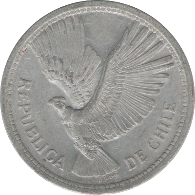 CHILE - 1957 - 10 Pesos - Obverse
