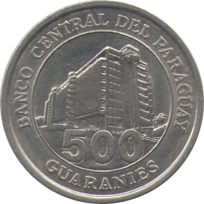 PARAGUAY - 2006 - 500 Guaranies - Obverse