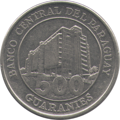 PARAGUAY - 2007 - 500 Guaranies - Obverse