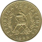 GUATEMALA - 1998 - 50 Centavos - Obverse