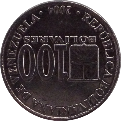VENEZUELA, BOLIVARIAN REPUBLIC OF - 2004 - 100 Bolívares - Obverse