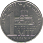 PARAGUAY - 2008 - 1000 Guaranies - Reverse