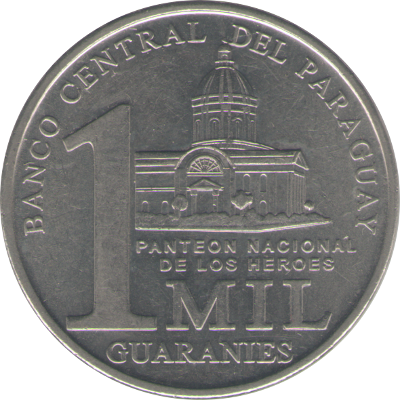 PARAGUAY - 2008 - 1000 Guaranies - Obverse