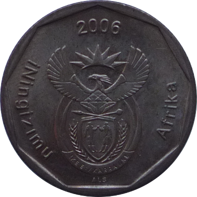 SOUTH AFRICA - 2006 - 50 Cents - Obverse