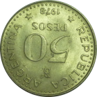 ARGENTINA - 1978 - 50 Pesos - Reverse