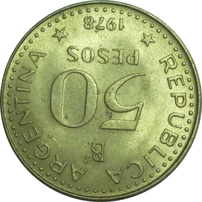 ARGENTINA - 1978 - 50 Pesos - Obverse