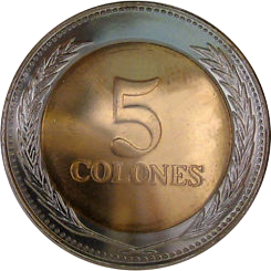 EL SALVADOR - 2000 - 5 Colones - Obverse