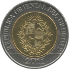 URUGUAY - 2011 - 10 Pesos - Reverse