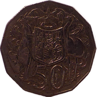 AUSTRALIA - 1975 - 50 Cents - Obverse