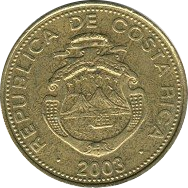 COSTA RICA - 2003 - 500 Colones - Obverse