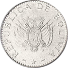 BOLIVIA, PLURINATIONAL STATE OF - 1997 - 20 Centavos - Obverse