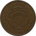 COSTA RICA - 1995 - 25 Colones - Obverse