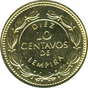 HONDURAS - 1999 - 10 Centavos - Obverse