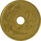 BELGIUM - 1923 - 25 Centimes - Reverse