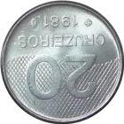 BRAZIL - 1981 - 20 Cruzeiros - Reverse