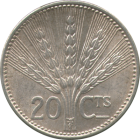 URUGUAY - 1954 - 20 Centésimos - Reverse