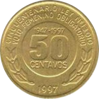 ARGENTINA - 1997 - 50 Centavos - Reverse