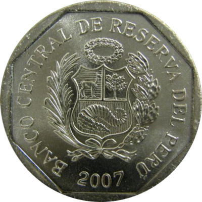 PERU - 2007 - 1 Nuevo Sol - Obverse