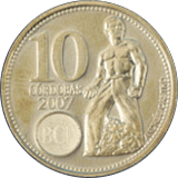NICARAGUA - 2007 - 10 Córdobas - Obverse