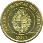 URUGUAY - 2011 - 2 Pesos - Reverse