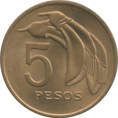 URUGUAY - 1969 - 5 Pesos - Obverse