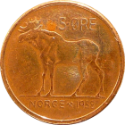 NORWAY - 1958 - 5 Ore - Reverse