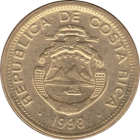 COSTA RICA - 1998 - 1 Colón - Obverse