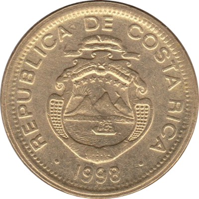 COSTA RICA - 1998 - 1 Colón - Obverse