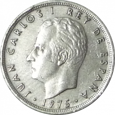 SPAIN - 1975 - 5 Pesetas - Obverse