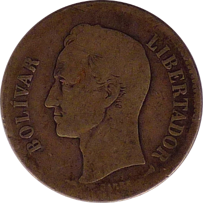 VENEZUELA, BOLIVARIAN REPUBLIC OF - 1905 - 2 Bolívares - Obverse