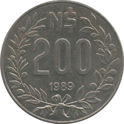 URUGUAY - 1989 - 200 Nuevos Pesos - Obverse