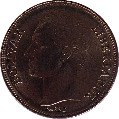 VENEZUELA, BOLIVARIAN REPUBLIC OF - 1989 - 5 Bolívares - Obverse