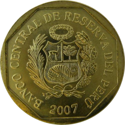 PERU - 2007 - 20 Céntimos - Obverse