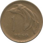 URUGUAY - 1969 - 1 Peso - Reverse