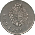 URUGUAY - 1980 - 1 Nuevo Peso - Obverse