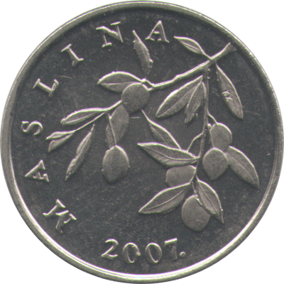 CROATIA - 2007 - 20 Lipas - Obverse