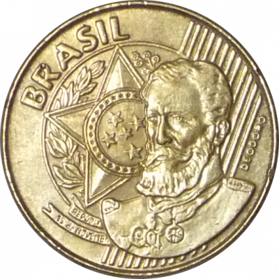 BRAZIL - 2003 - 25 Centavos - Obverse