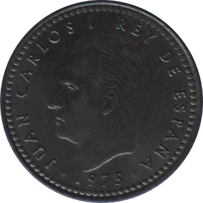 SPAIN - 1975 - 1 Peseta - Obverse