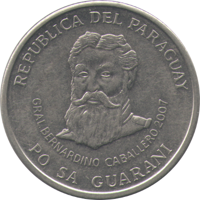 PARAGUAY - 2007 - 500 Guaranies - Obverse