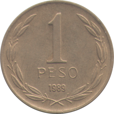 CHILE - 1989 - 1 Peso - Obverse