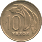 URUGUAY - 1969 - 10 Pesos - Reverse