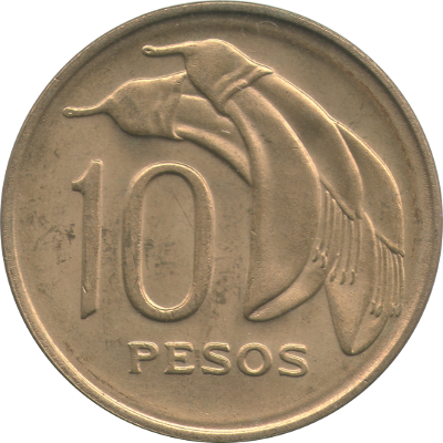 URUGUAY - 1969 - 10 Pesos - Obverse